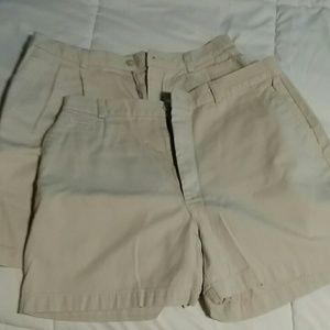 2 listings for$33--2pr Dockers Shorts Size 14 Flat Front & Classic